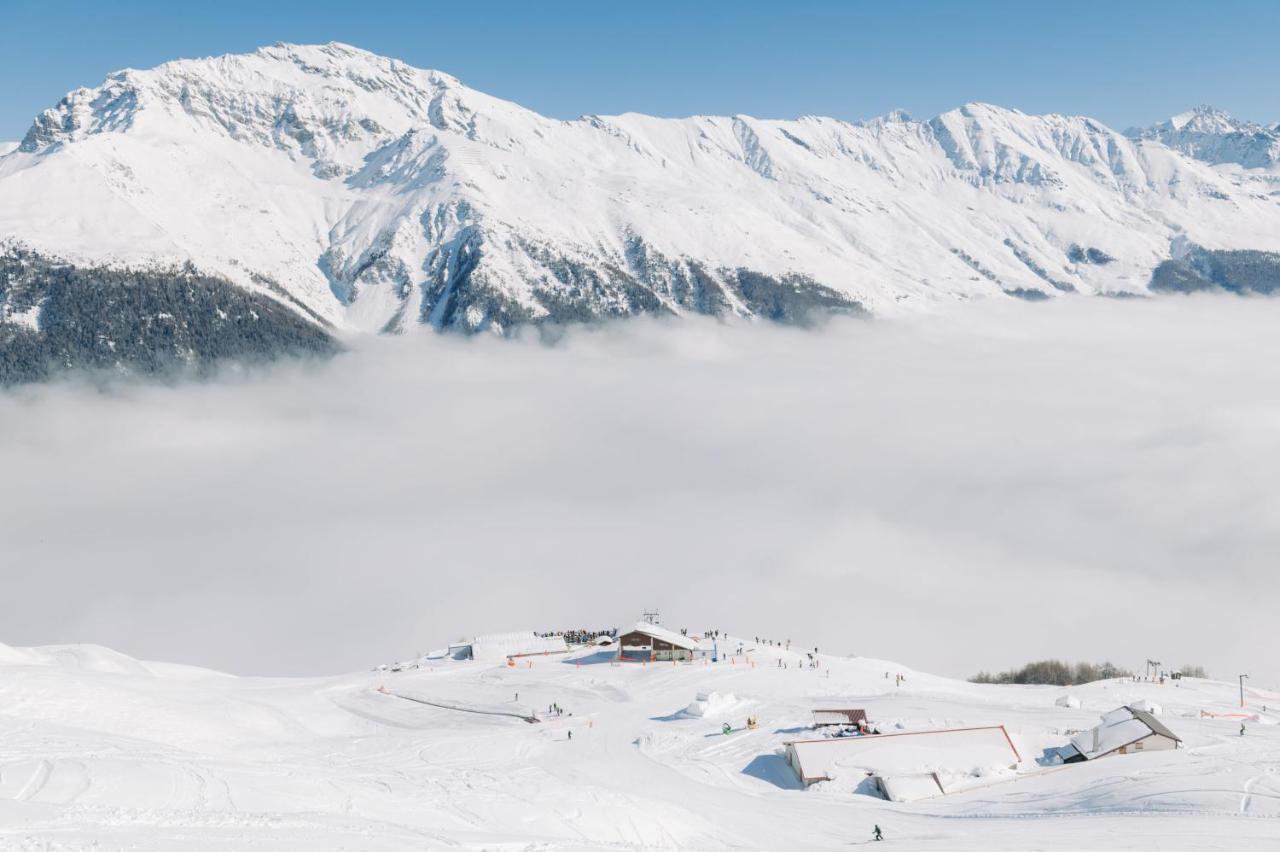 Hotel Dents De Veisivi Haudères Exteriör bild