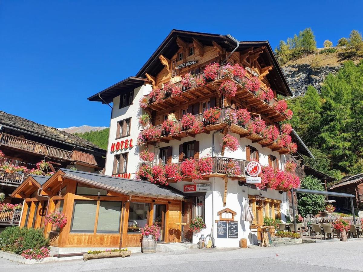 Hotel Dents De Veisivi Haudères Exteriör bild